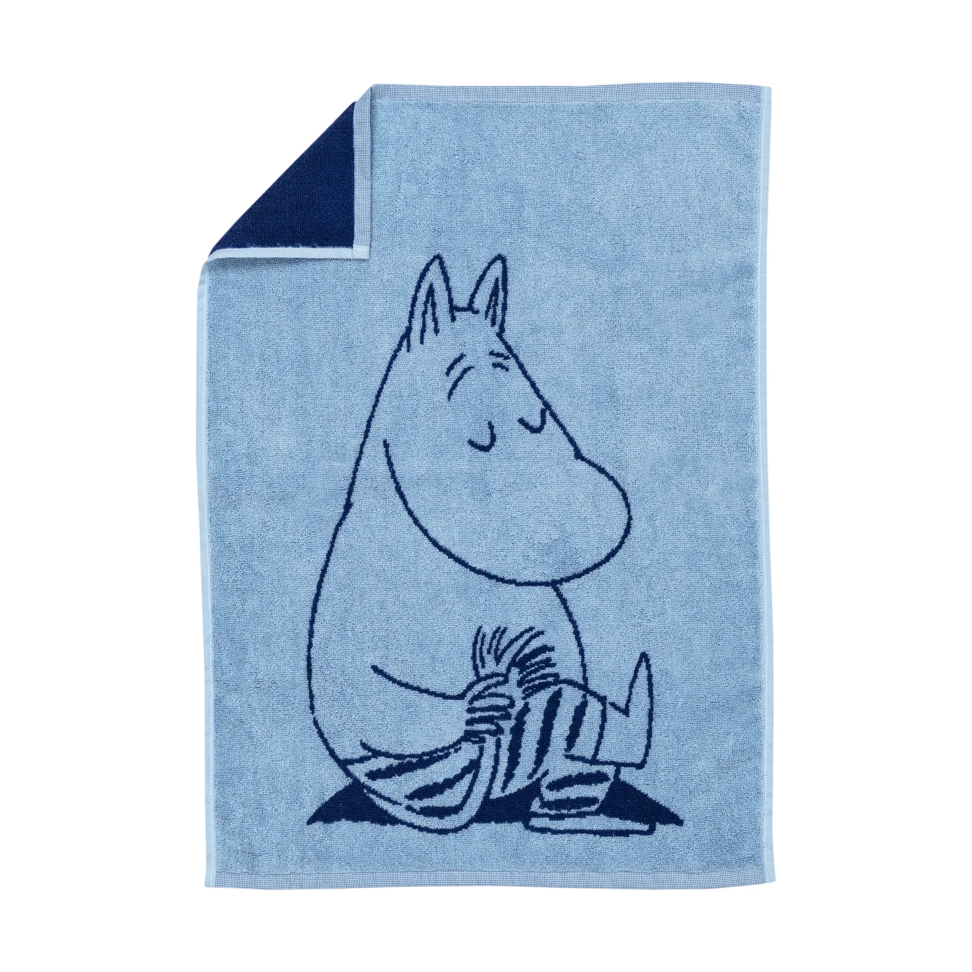 Toalha de banho Moomin 50x70 cm, Mumintrollet azul-marinho Moomin Arabia