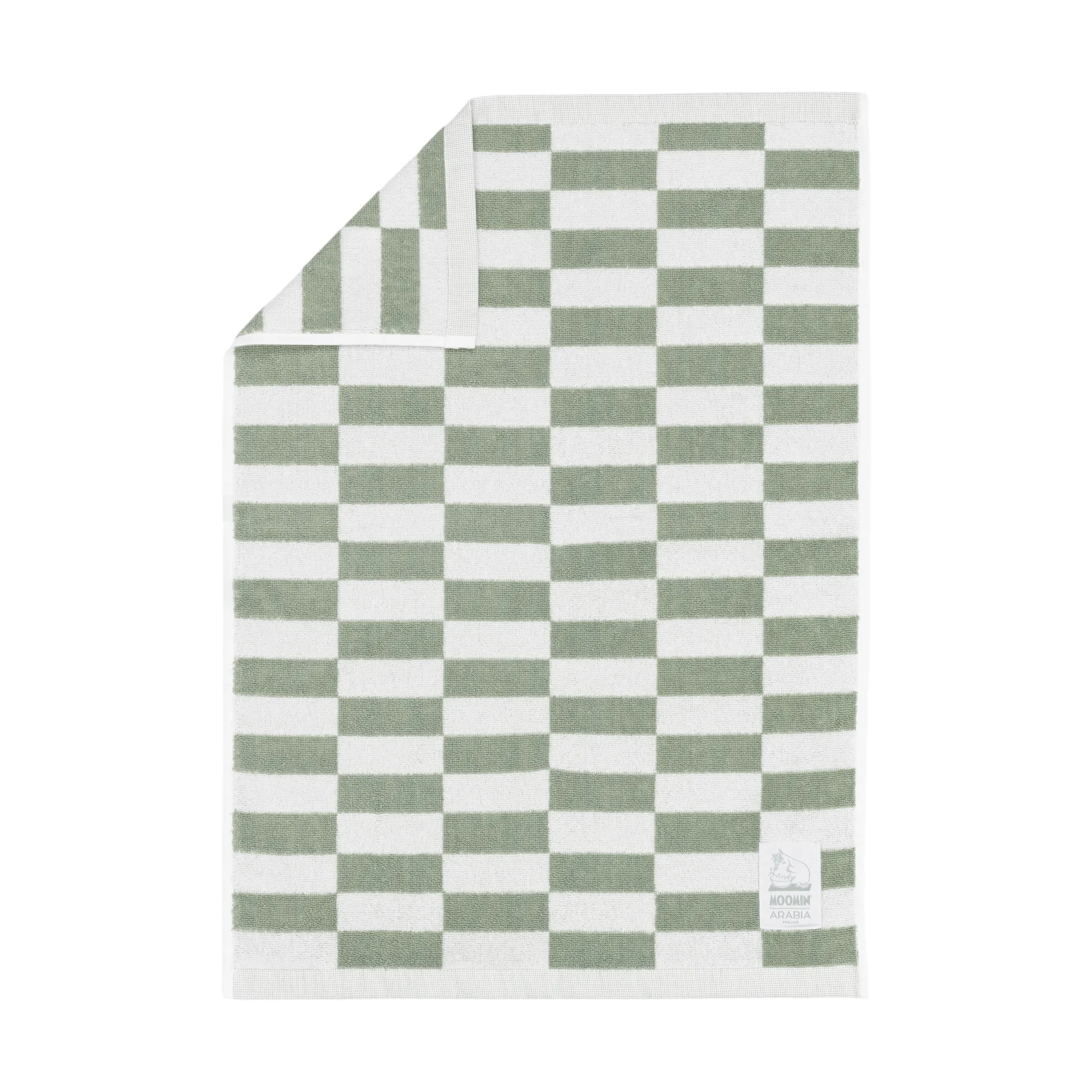 Toalha de banho Moomin 50x70 cm, Rutos verdes Moomin Arabia