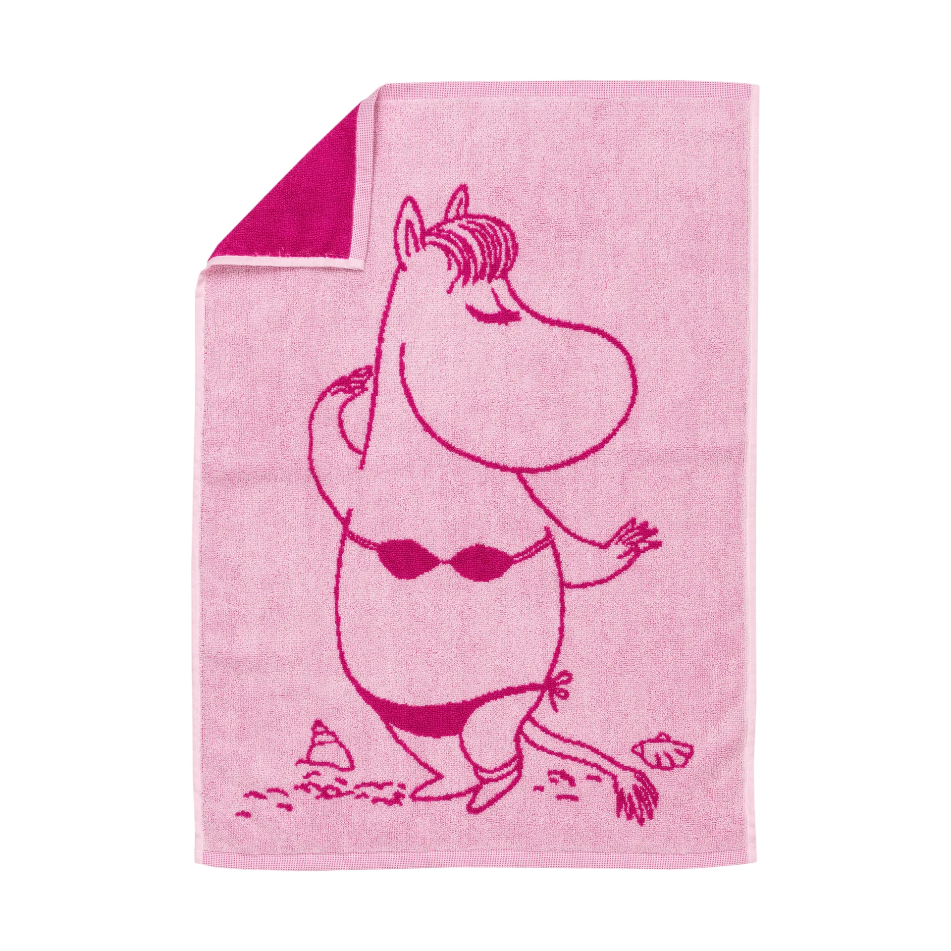 Toalha de banho Moomin 50x70 cm, Snorkfröken rosa Moomin Arabia