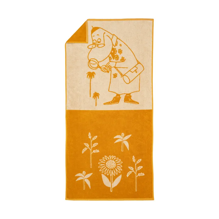 Toalha de banho Moomin 70x140 cm - Hemulen, ocre - Moomin Arabia