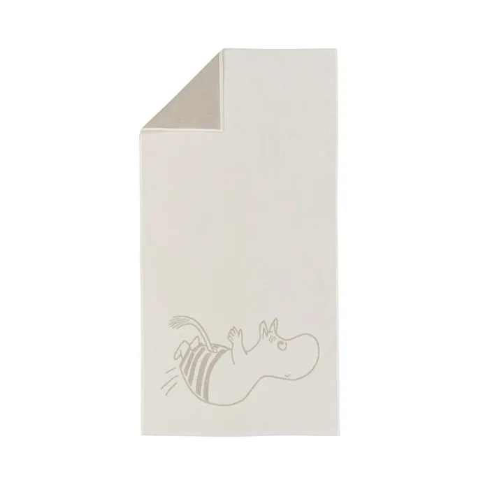 Toalha de banho Moomin 70x140 cm, Moomins branco Moomin Arabia