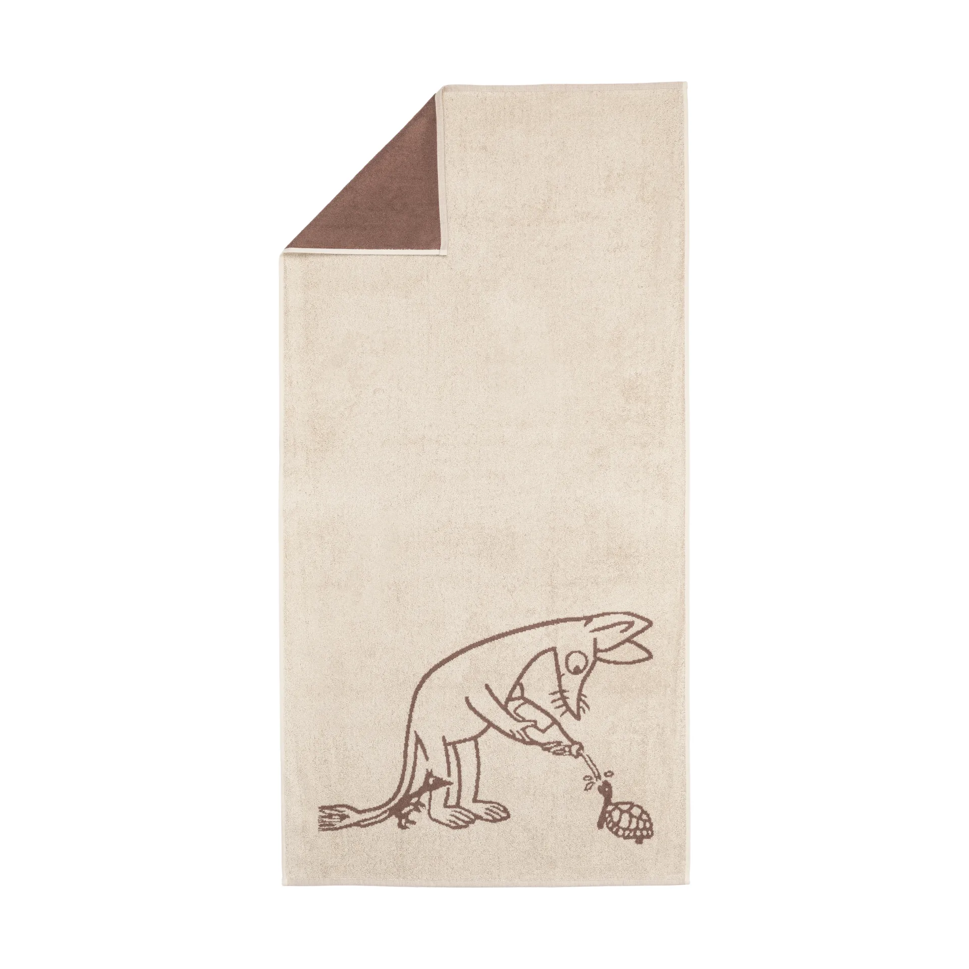 Toalha de banho Moomin 70x140 cm, Sniff brun Moomin Arabia