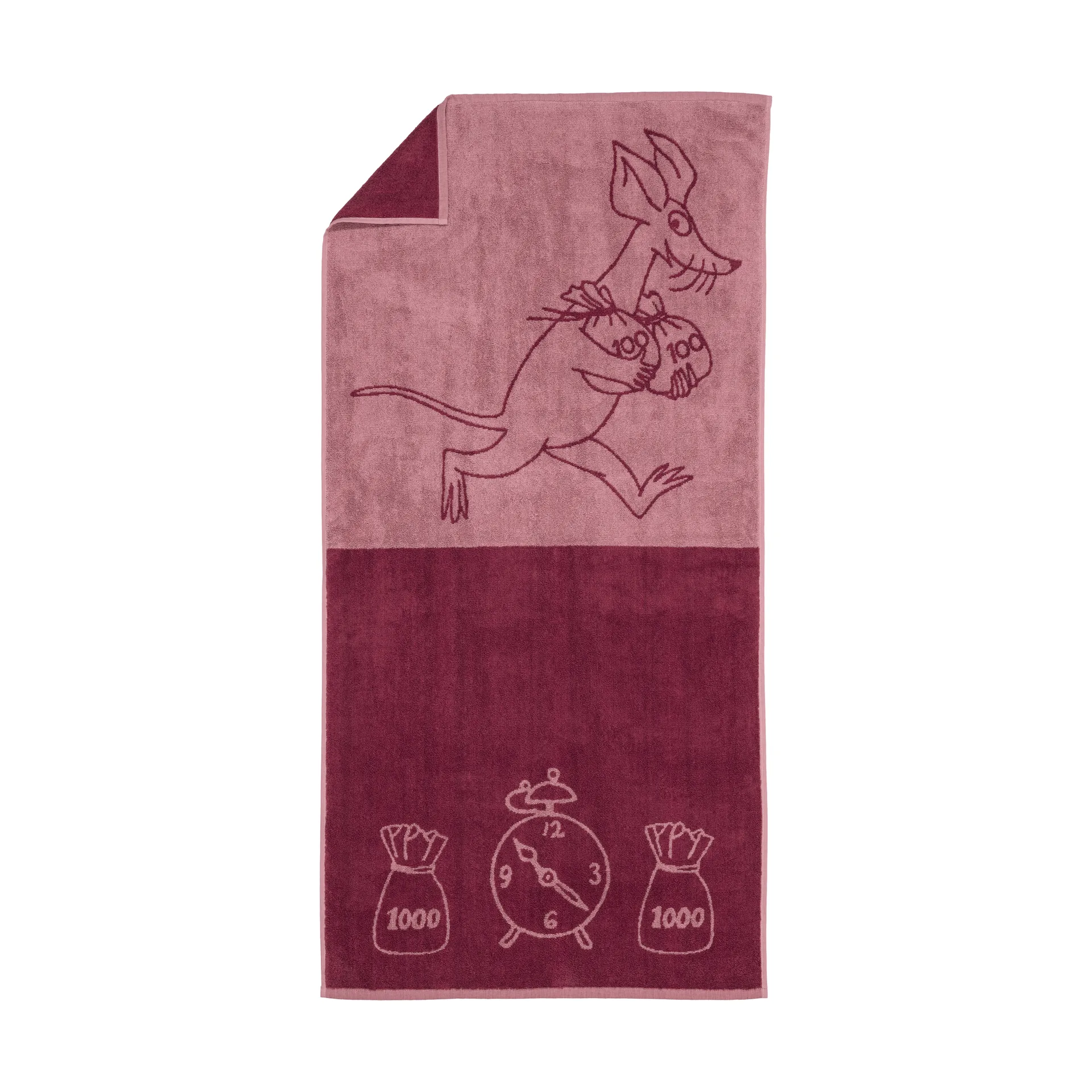 Toalha de banho Moomin 70x140 cm, Sniff, malva Moomin Arabia