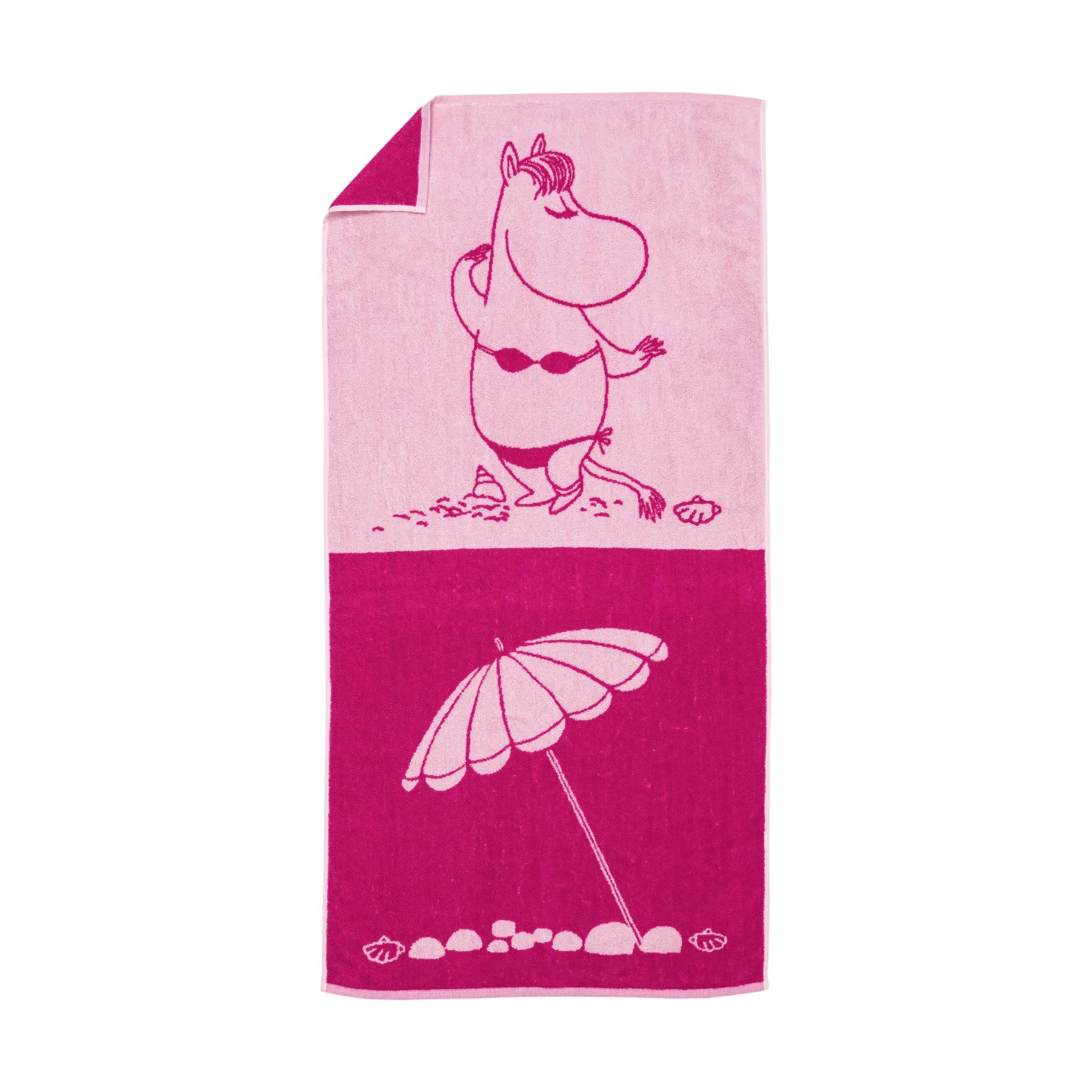 Toalha de banho Moomin 70x140 cm, Snorkfröken rosa Moomin Arabia