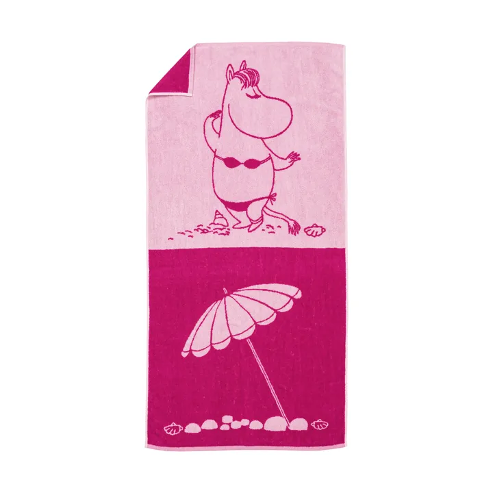 Toalha de banho Moomin 70x140 cm - Snorkfröken rosa - Moomin Arabia