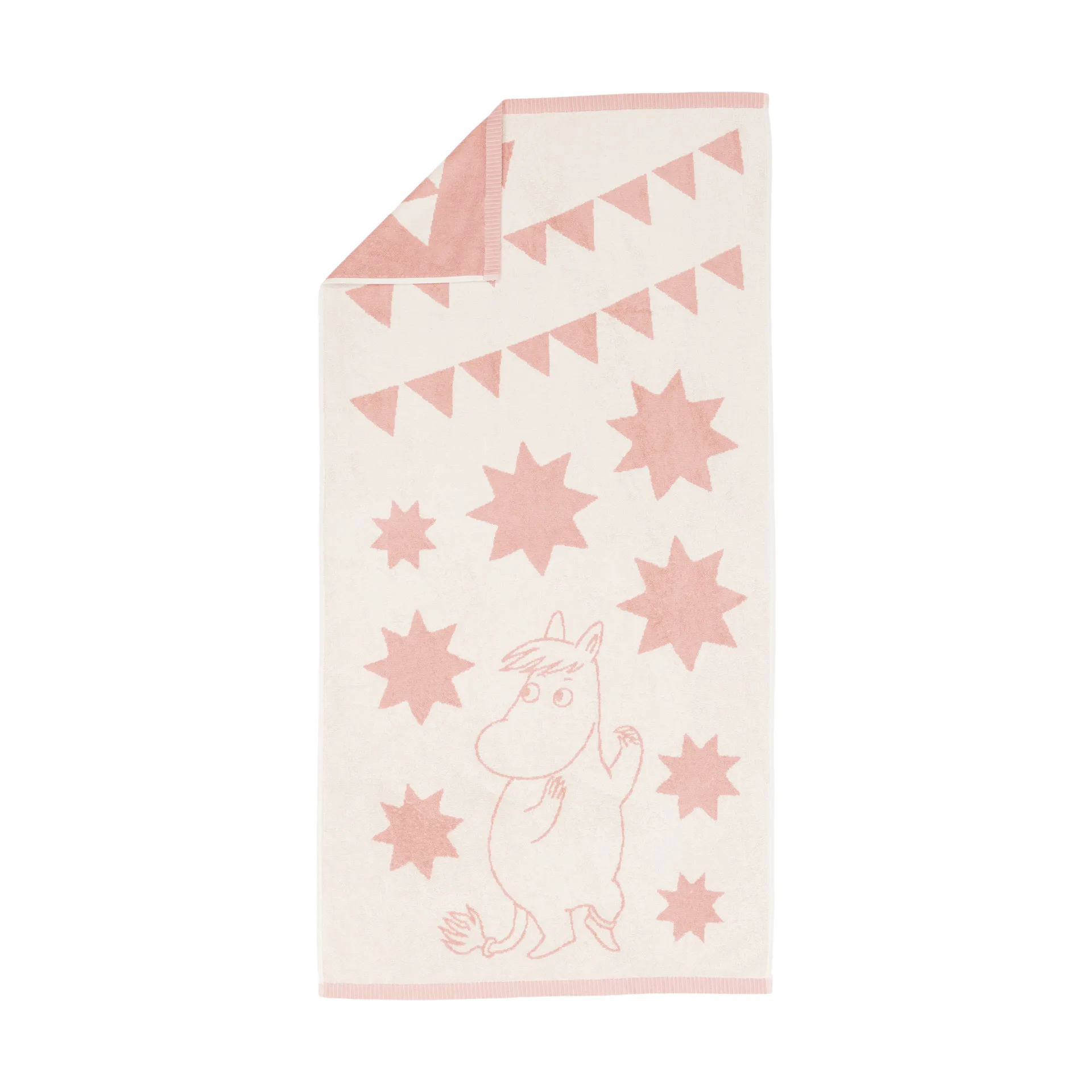 Toalha de banho Moomin 70x140 cm, stjärnor rosa Moomin Arabia