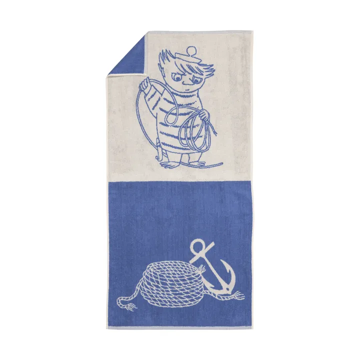 Toalha de banho Moomin 70x140 cm - Too-ticky, azul - Moomin Arabia
