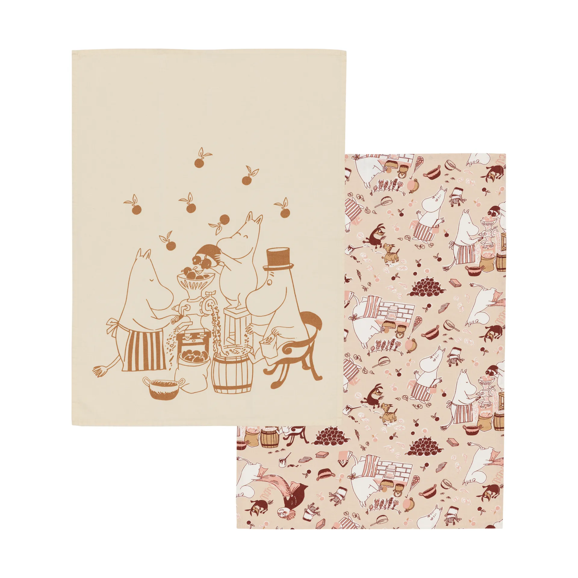 Toalha de cozinha Moomin 50x70 cm 2 un., Alegria caseira Moomin Arabia
