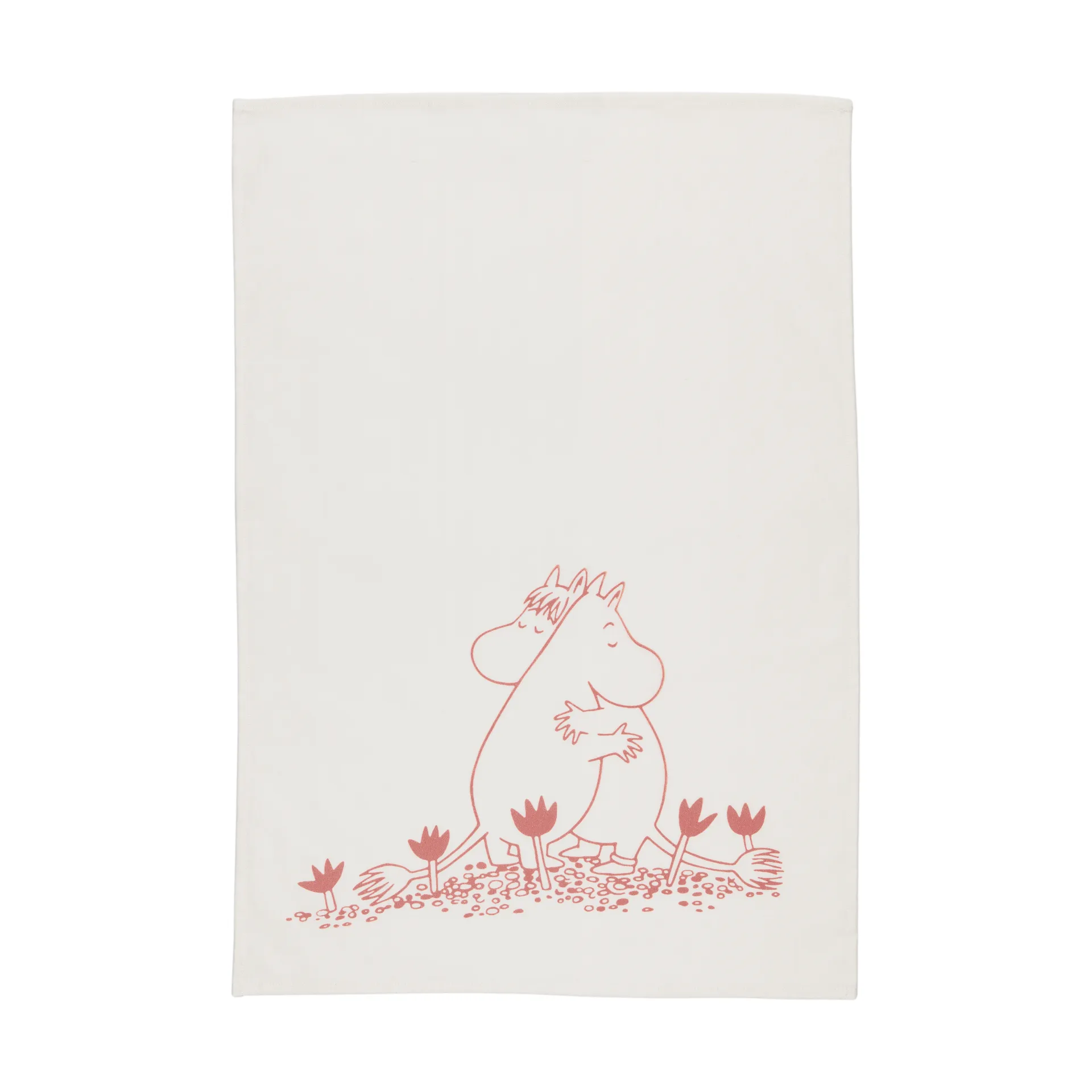 Toalha de cozinha Moomin 50x70 cm, Amor branco Moomin Arabia