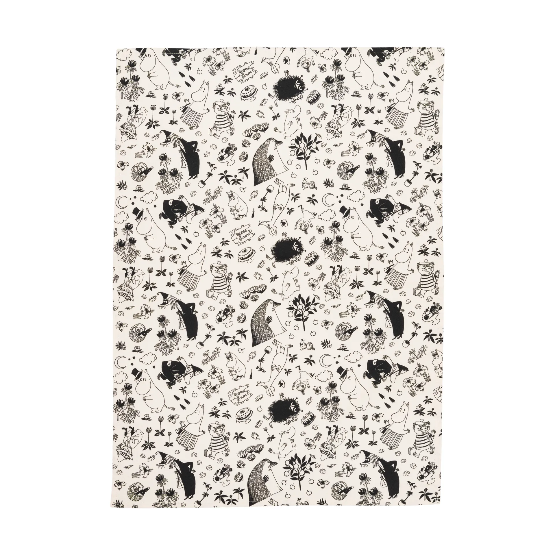 Toalha de cozinha Moomin 50x70 cm, Branco natural Moomin Arabia