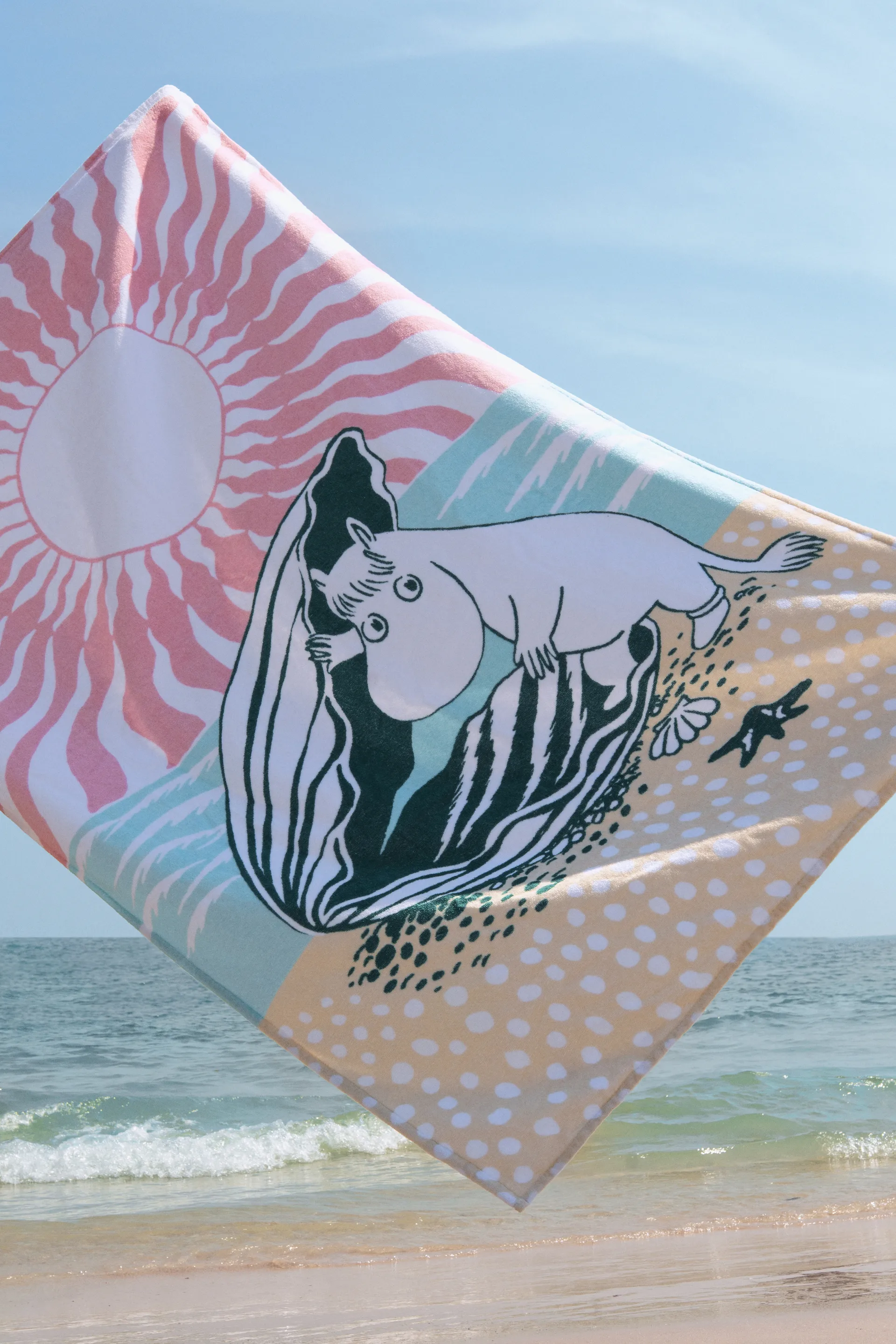 Toalha de praia Moomin Beach day, 93x150 cm Moomin Arabia