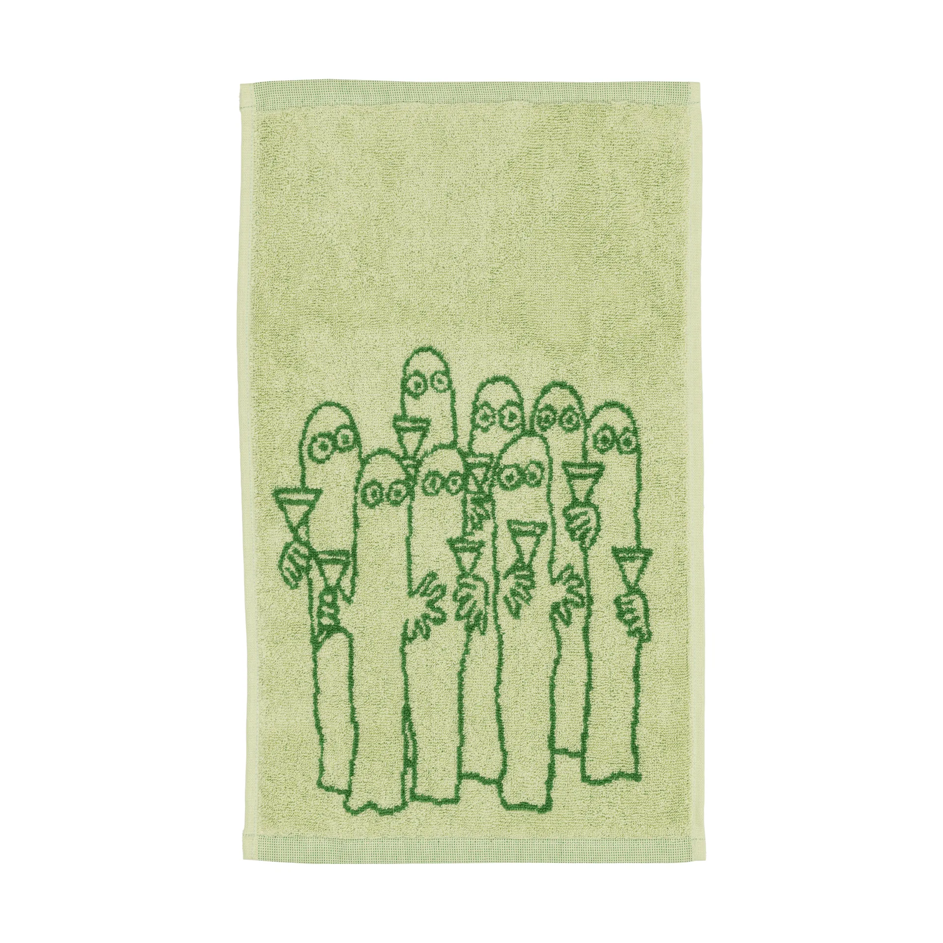 Toalha Moomin 30x50 cm, Hattifnattarna, verde Moomin Arabia