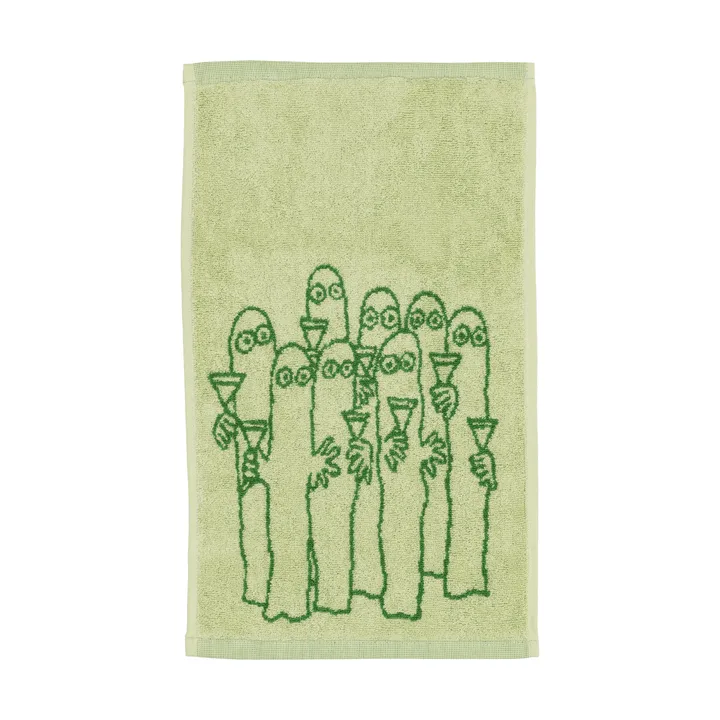 Toalha Moomin 30x50 cm - Hattifnattarna, verde - Moomin Arabia