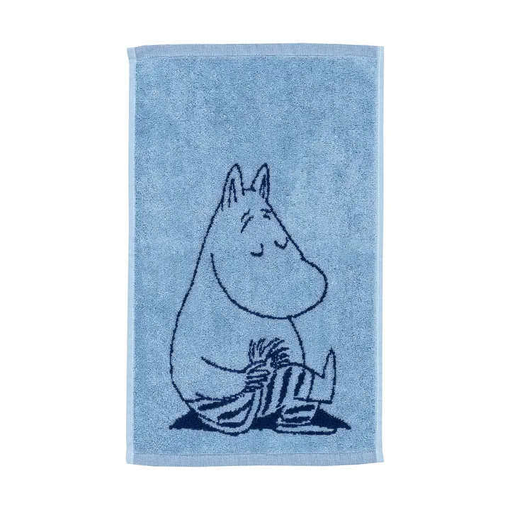 Toalha Moomin 30x50 cm - Mumintrollet azul-marinho - Moomin Arabia