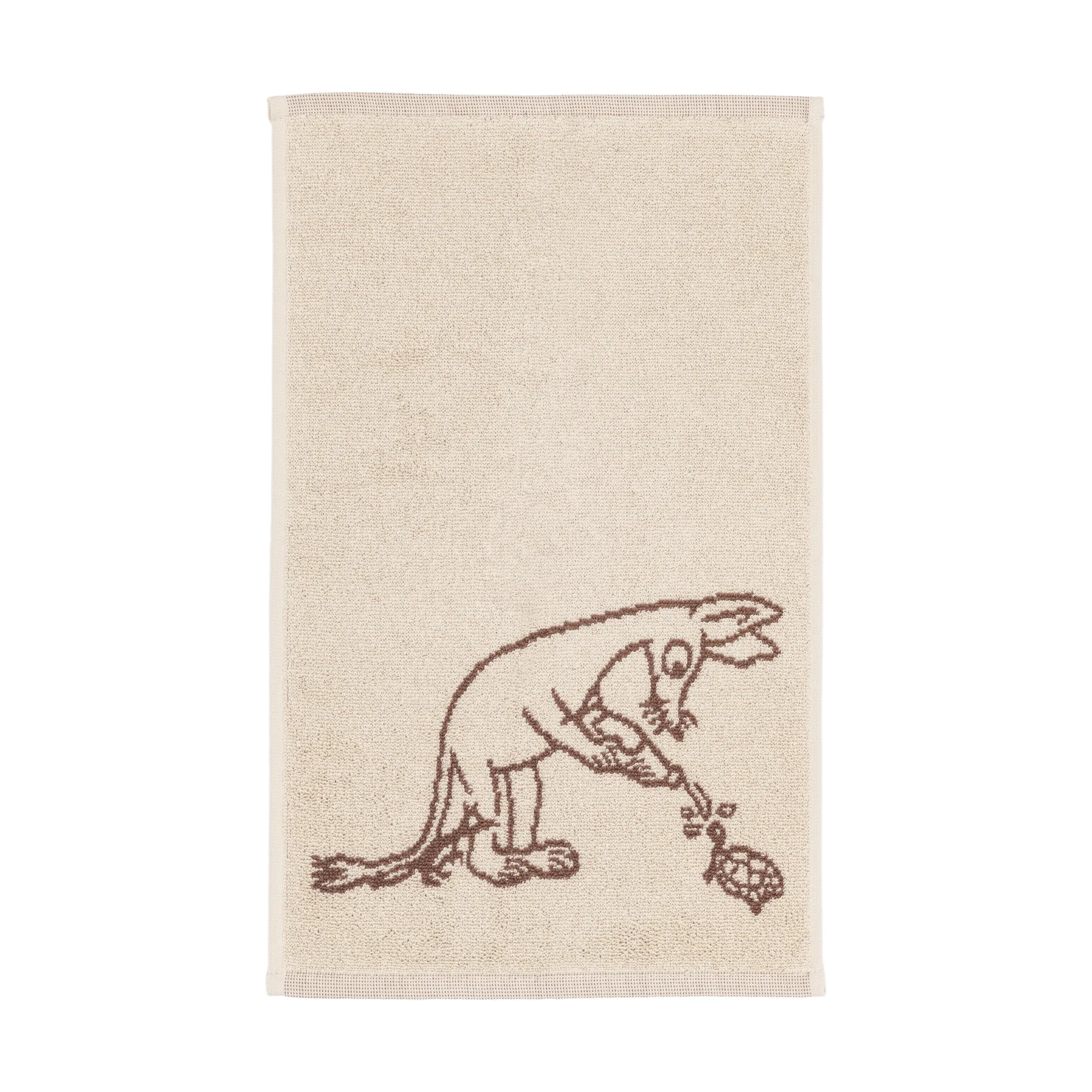 Toalha Moomin 30x50 cm, Sniff marrom Moomin Arabia