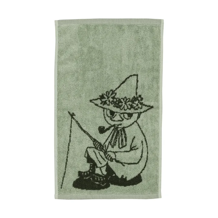 Toalha Moomin 30x50 cm - Snusmumriken verde - Moomin Arabia