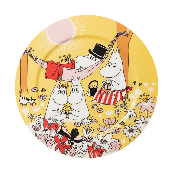 Travessa Moomin Family time - Amarelo, 30 cm - Moomin Arabia