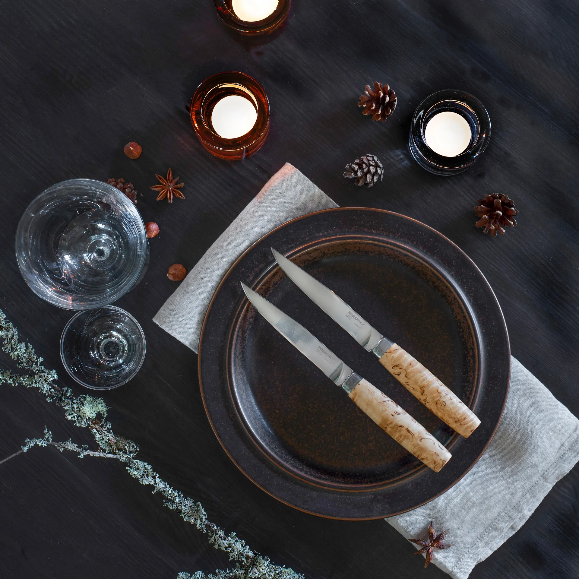 Facas para carne Morakniv Masur, 4 un., natural Morakniv