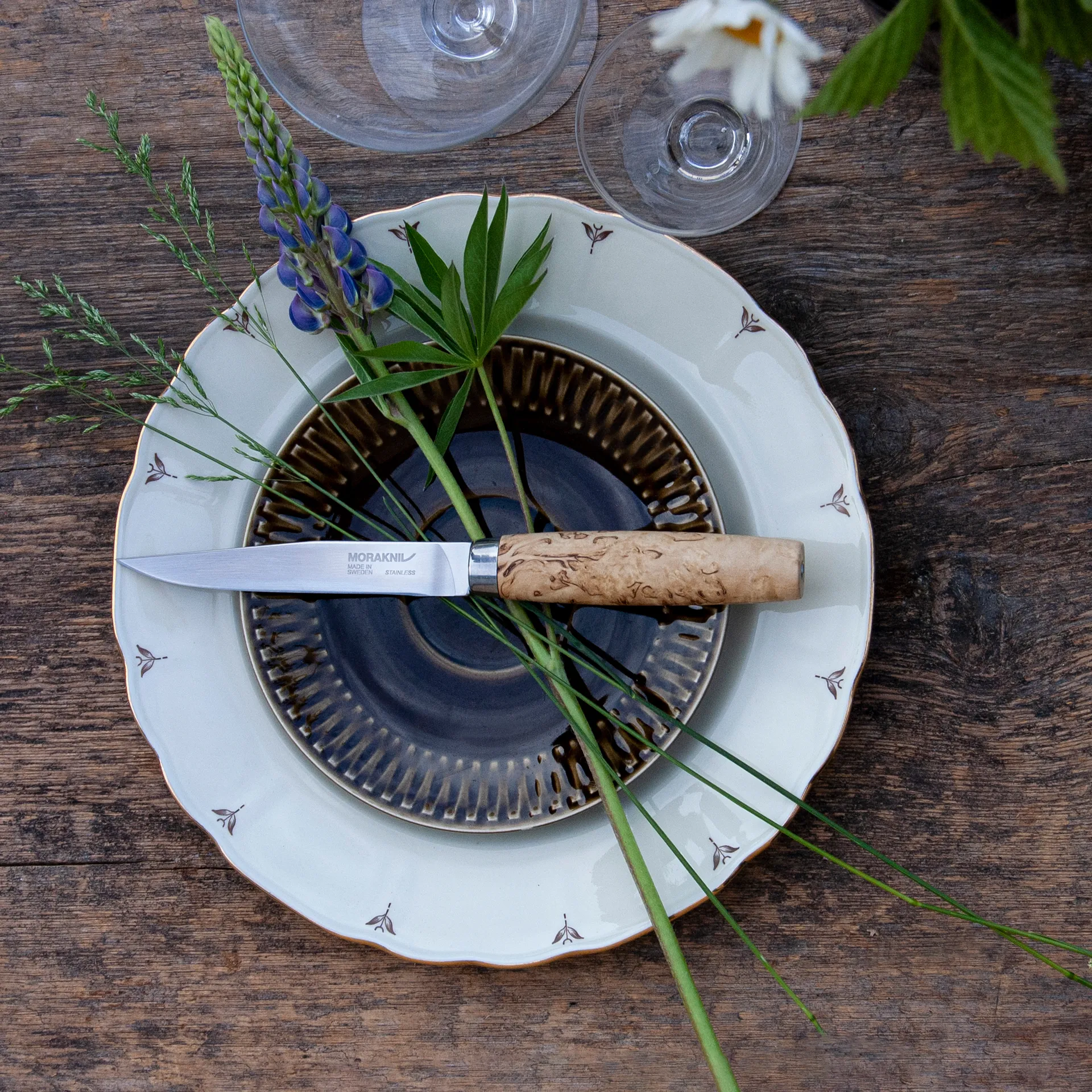 Facas para carne Morakniv Masur, 4 un., natural Morakniv