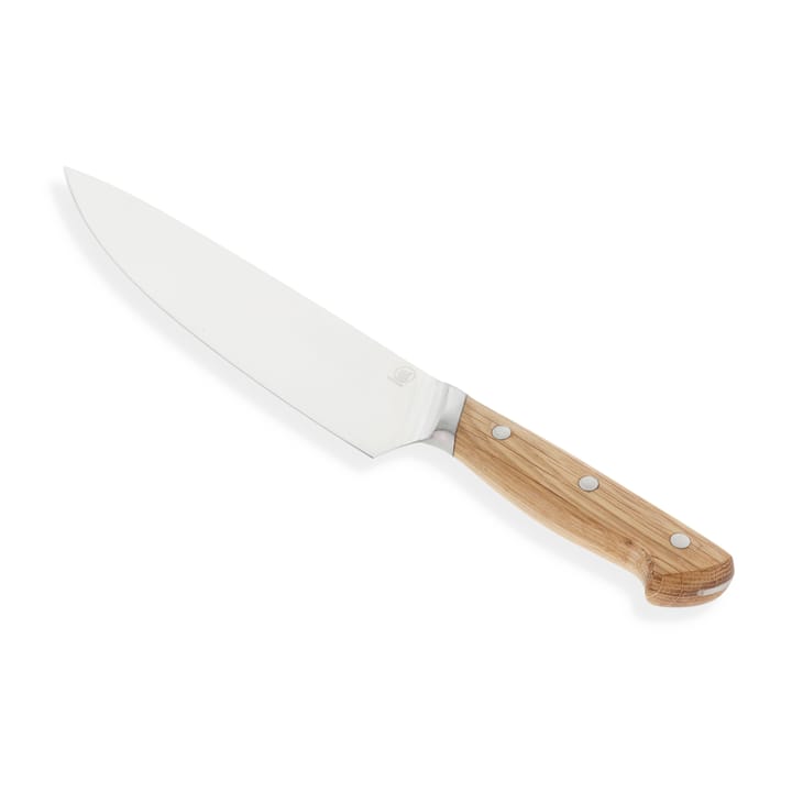 Faca do chef Foresta 33 cm - Aço inoxidável-carvalho - Morsø