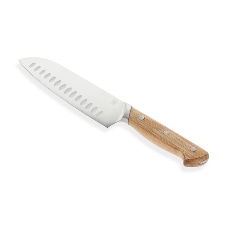 Faca Santoku Foresta 30 cm - Aço inoxidável-carvalho - Morsø