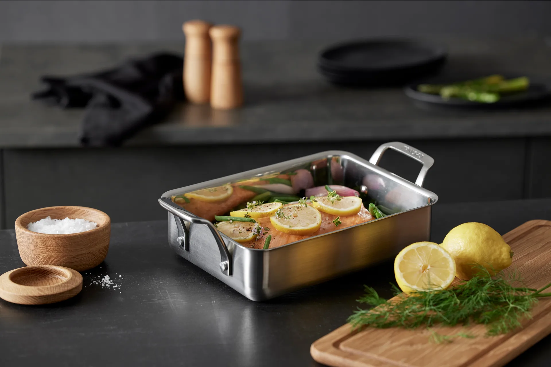 Frigideira para forno 79NORD 34,5x20x9 cm, Aço inoxidável Morsø