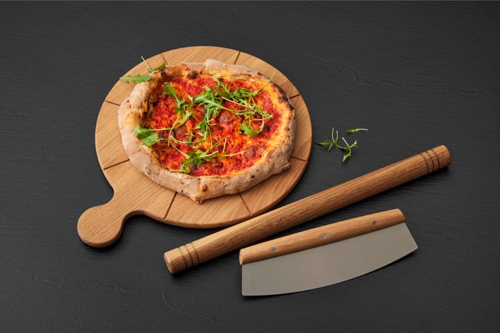 Tábua de cortar pizza Foresta com sulcos, Carvalho Morsø