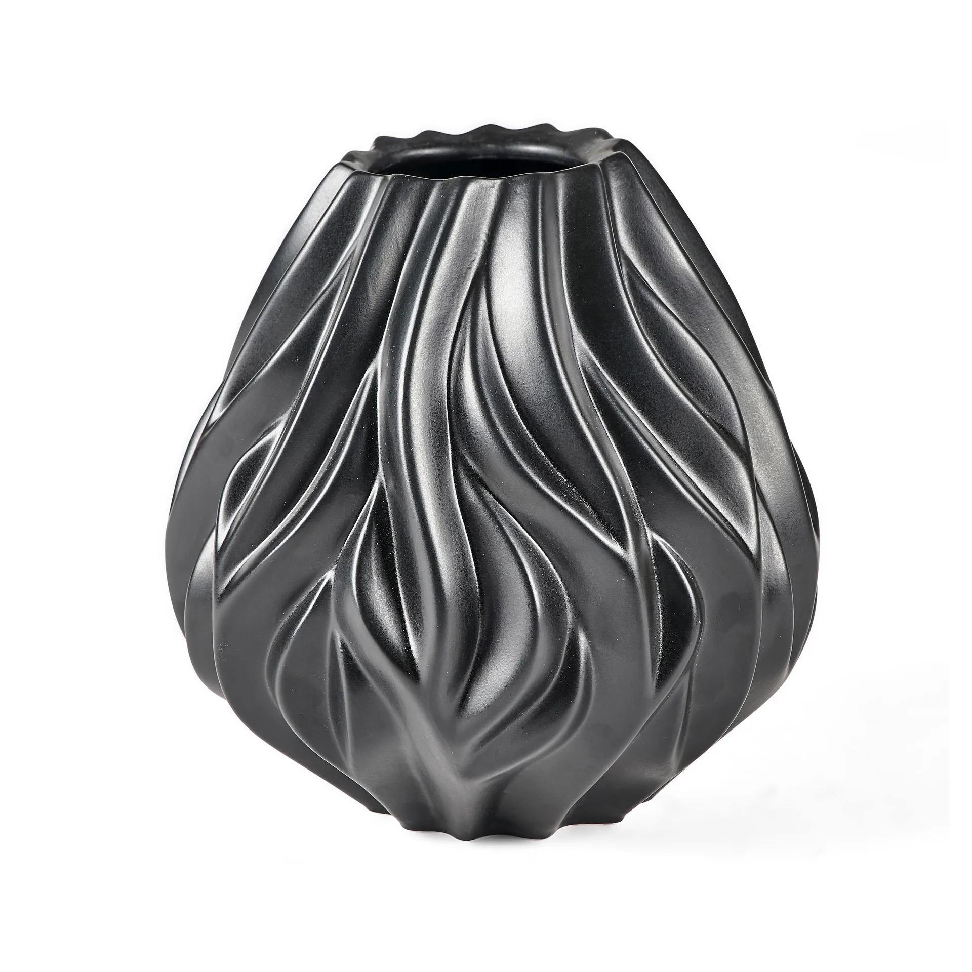 Vaso Flame 19 cm, preto Morsø