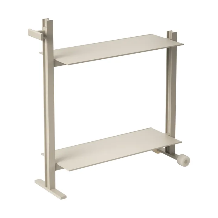 Museum Trolley carrinho de servir - Bege, 74,5x77,5x24 cm - Museum