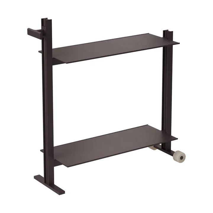 Museum Trolley carrinho de servir - Castanho escuro, 74,5x77,5x24 cm - Museum