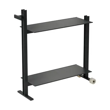 Museum Trolley carrinho de servir - Preto, 74,5x77,5x24 cm - Museum