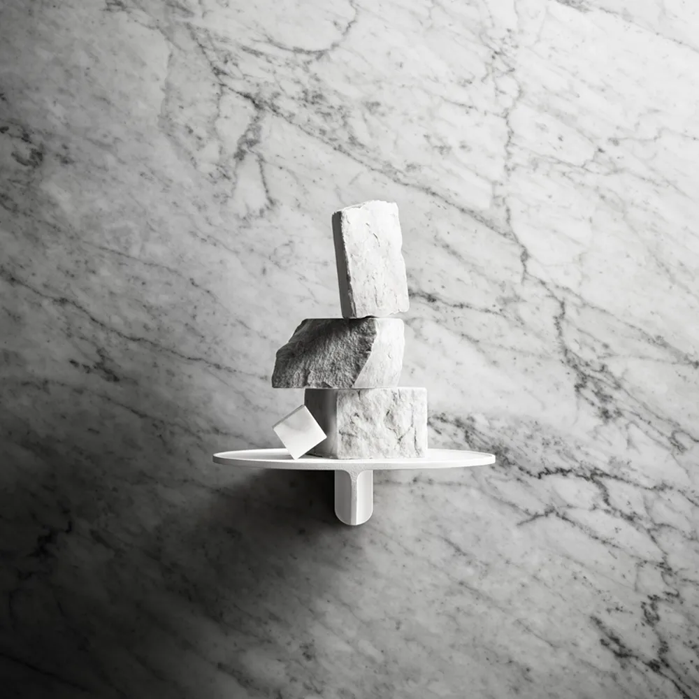 Prateleira de parede Museum NM&.045, branco Museum