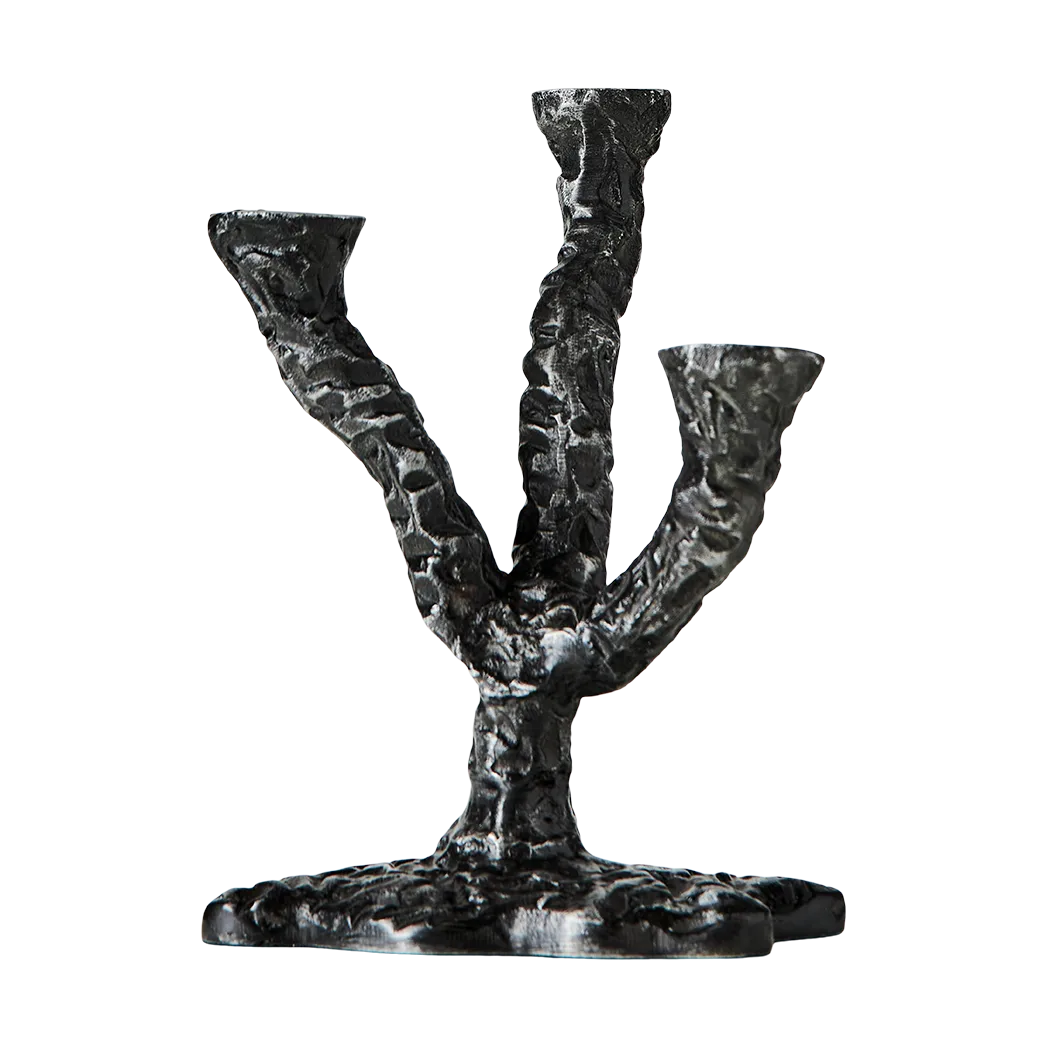 Ava castiçais 22 cm, Cinzento antigo MUUBS