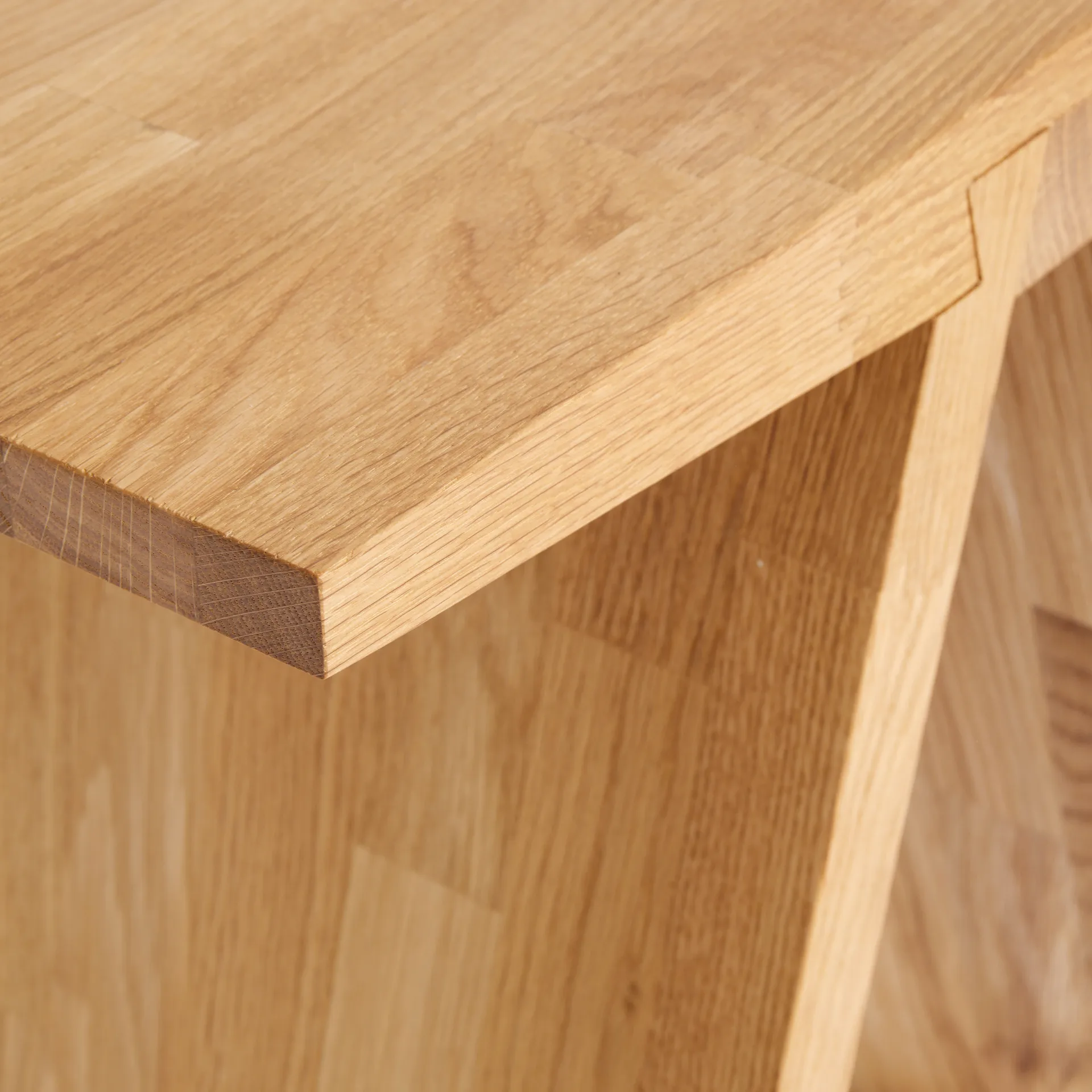 Banco Angle 45 cm, oiled oak MUUBS