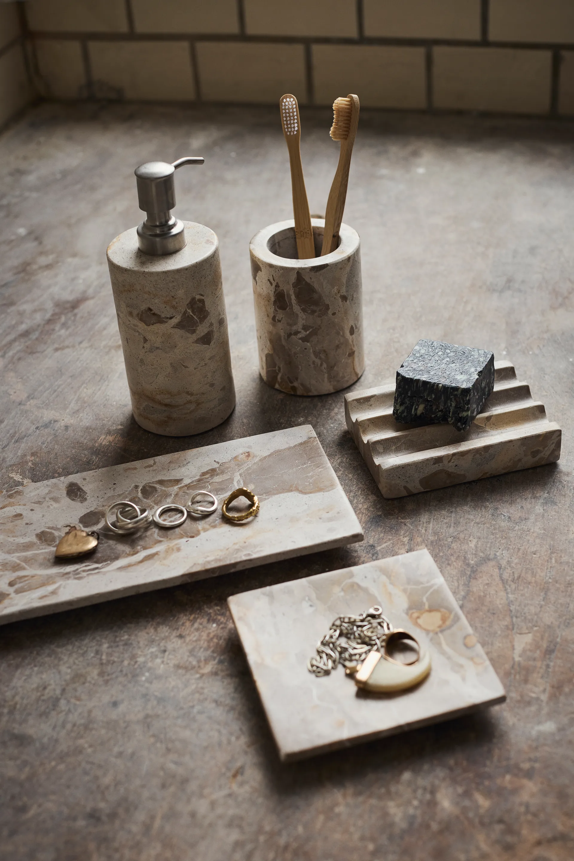 Bandeja decorativa branca, Seashell, 30x12 cm MUUBS