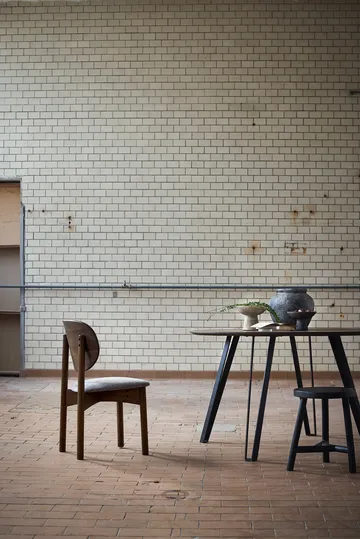 Cadeira Oka - Carvalho escuro oleado, grey - MUUBS