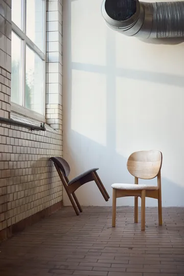 Cadeira Oka - Carvalho escuro oleado, grey - MUUBS