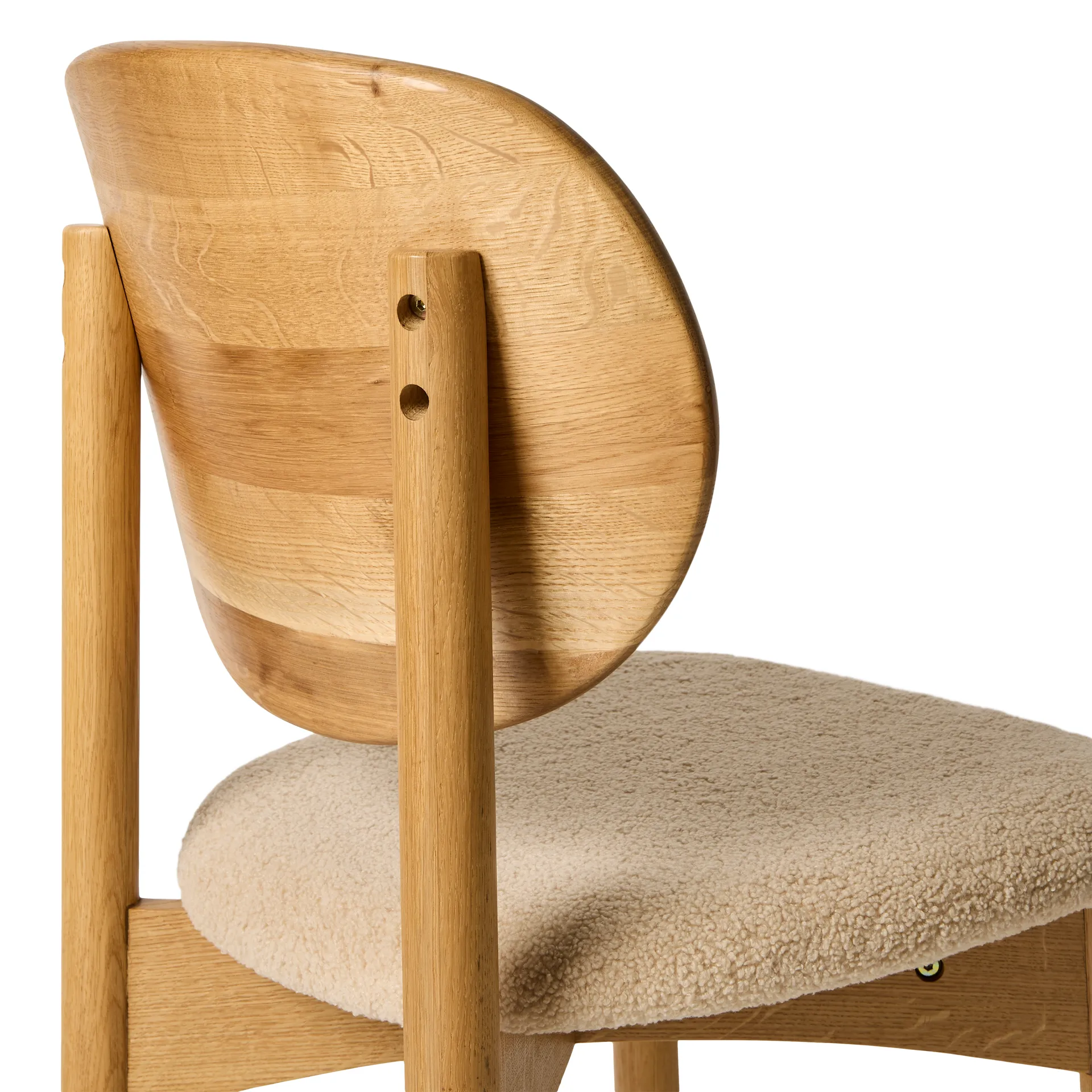 Cadeira Oka, Carvalho oleado natural, areia MUUBS