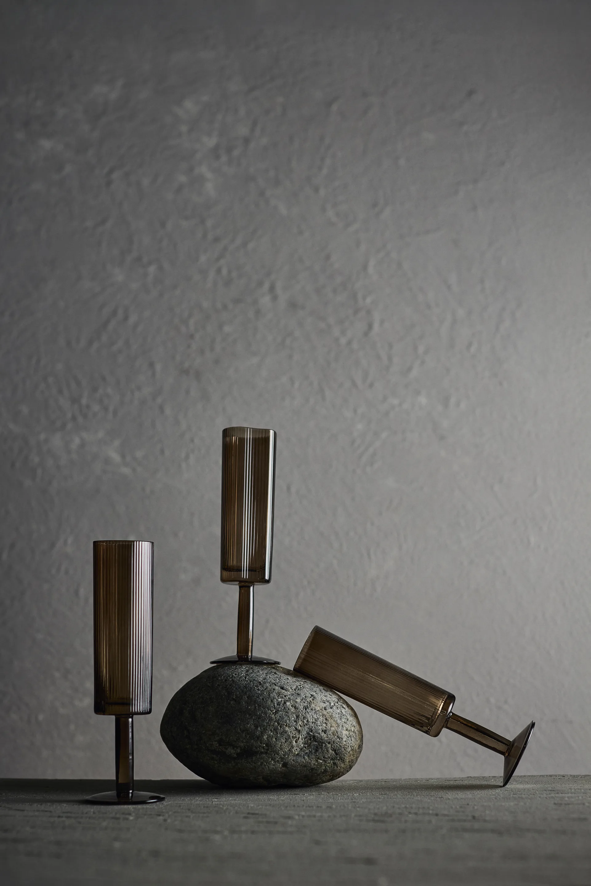 Copo de champanhe Ripe 14,5 cl, Castanho fumado MUUBS