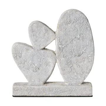 Escultura Luna - Cinzento, 12x3x21,5 cm - MUUBS