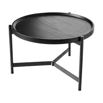 Mesa de centro Nevada Ø70 cm - Preto - MUUBS