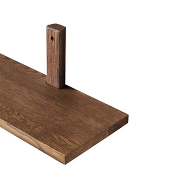 Prateleira de parede Toronto 93 cm - Carvalho de cor escura - MUUBS