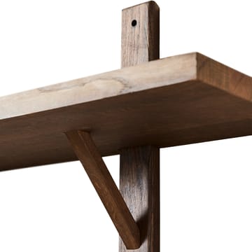 Prateleira de parede Toronto 93 cm - Carvalho de cor escura - MUUBS