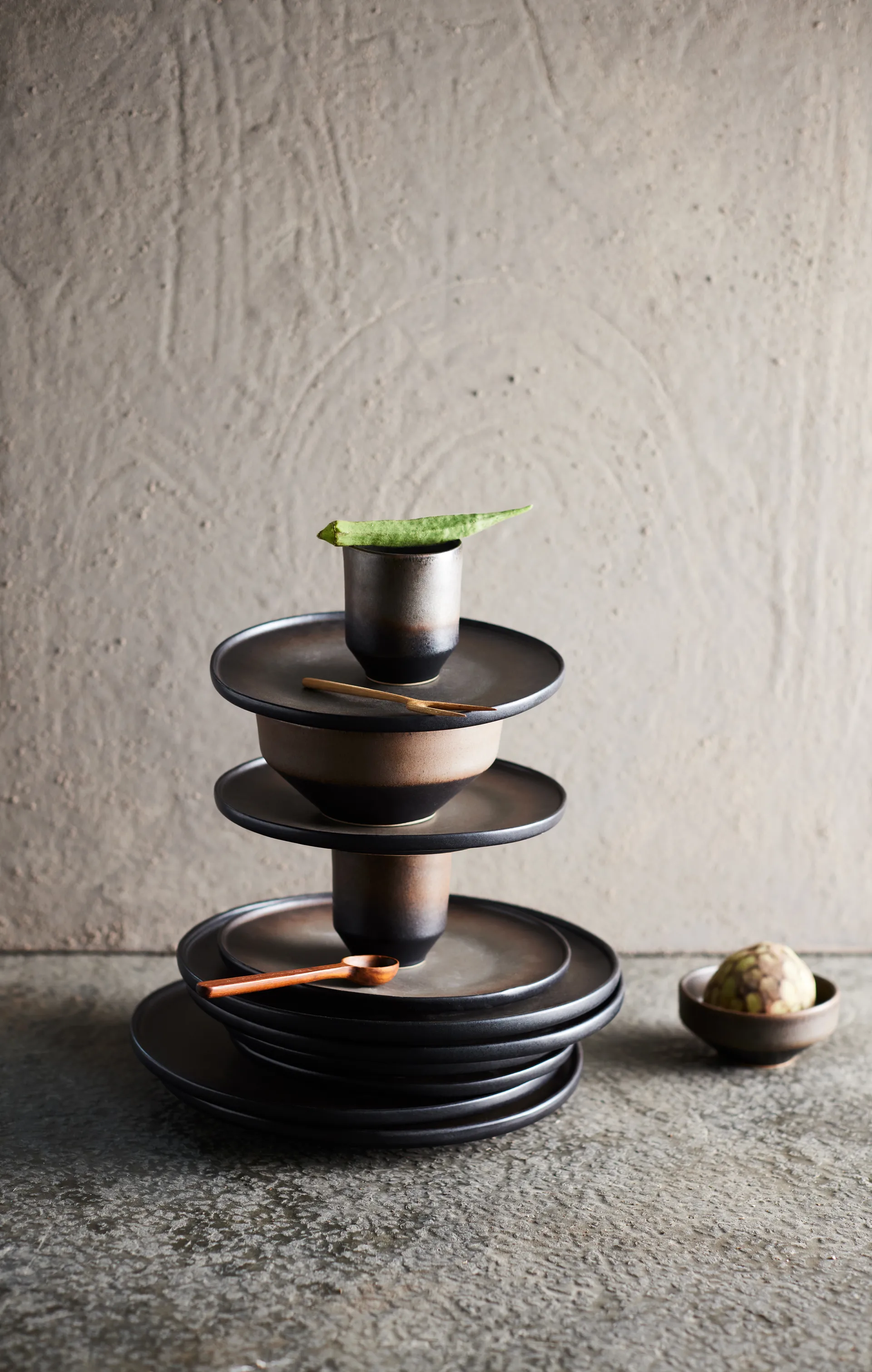 Prato pequeno Ceto Ø22 cm, Mocha MUUBS