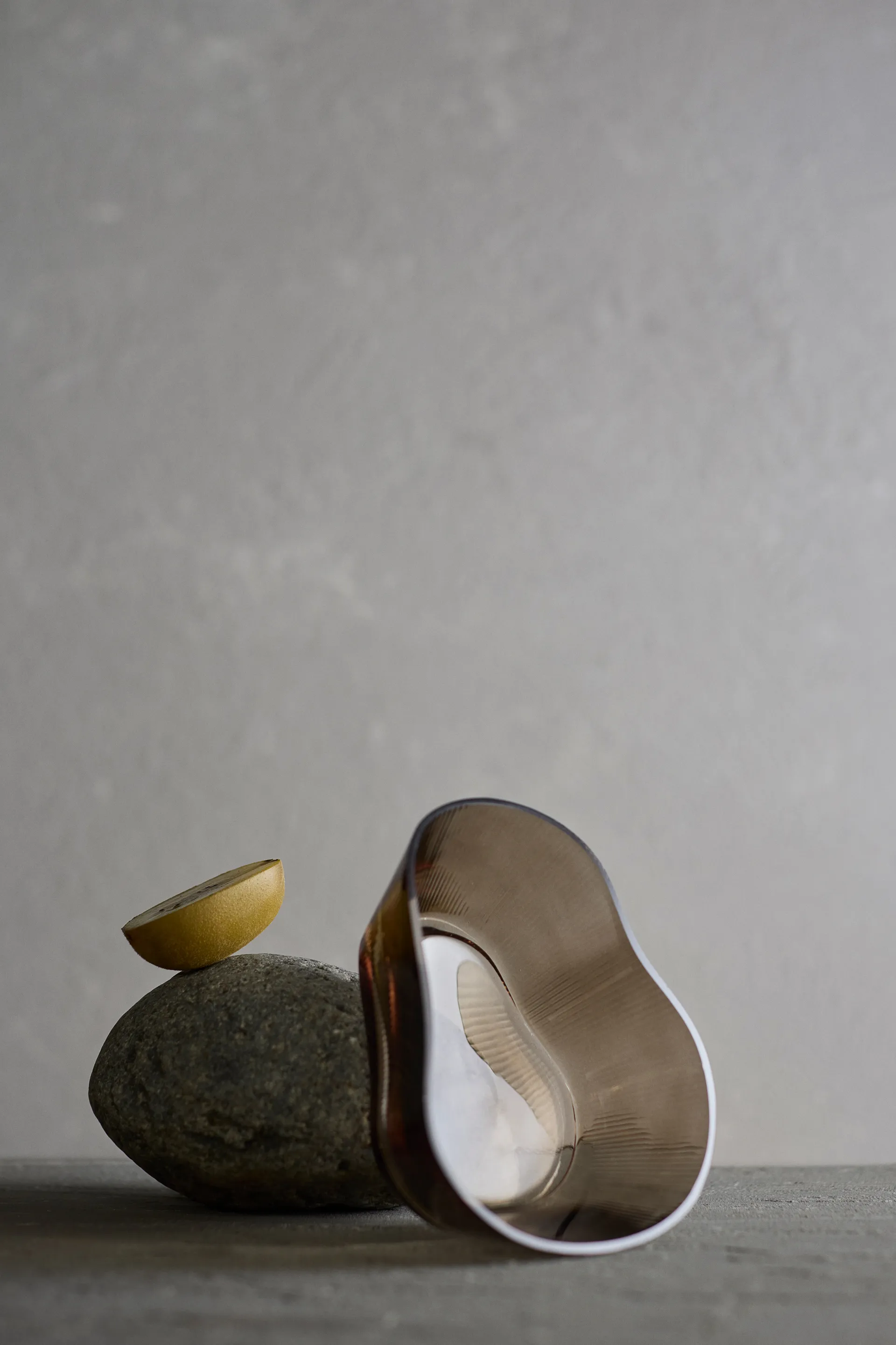 Ripe taça, Castanho fumado, Ø17,5x5 cm MUUBS