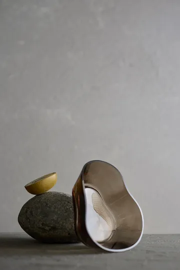 Ripe taça - Castanho fumado, Ø17,5x5 cm - MUUBS