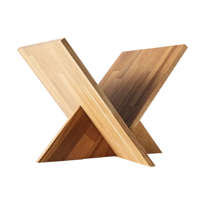 Suporte de revistas Ottawa - Natural oak - MUUBS