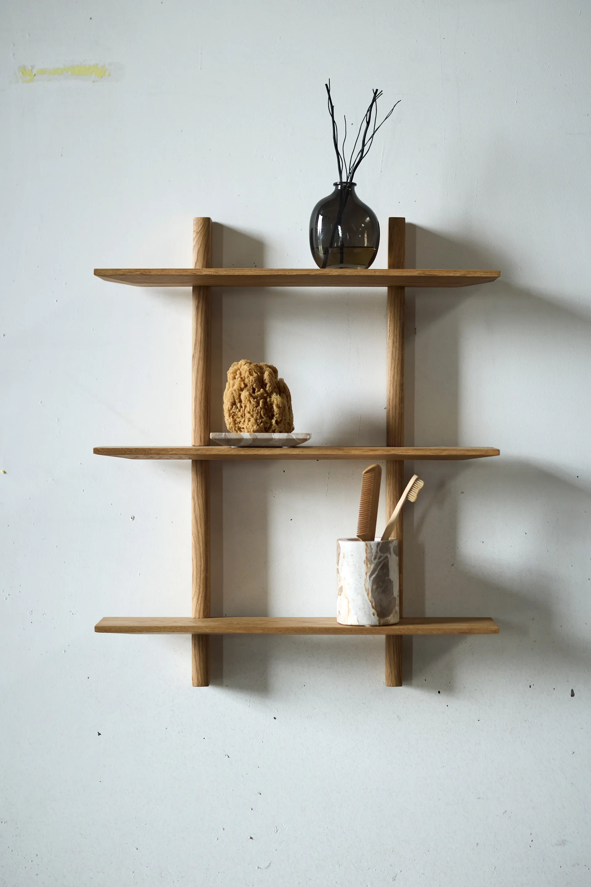 Suportes de escova de dentes brancos, Concha do mar MUUBS