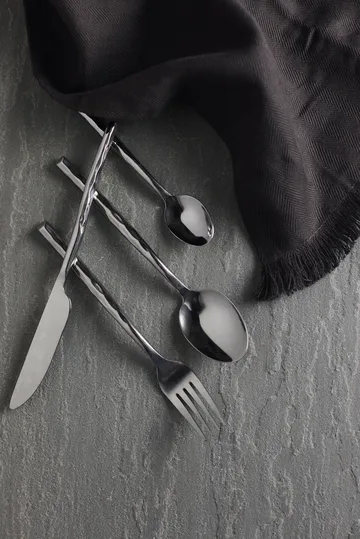 Talheres Uta, 16 peças - Aço polido - MUUBS