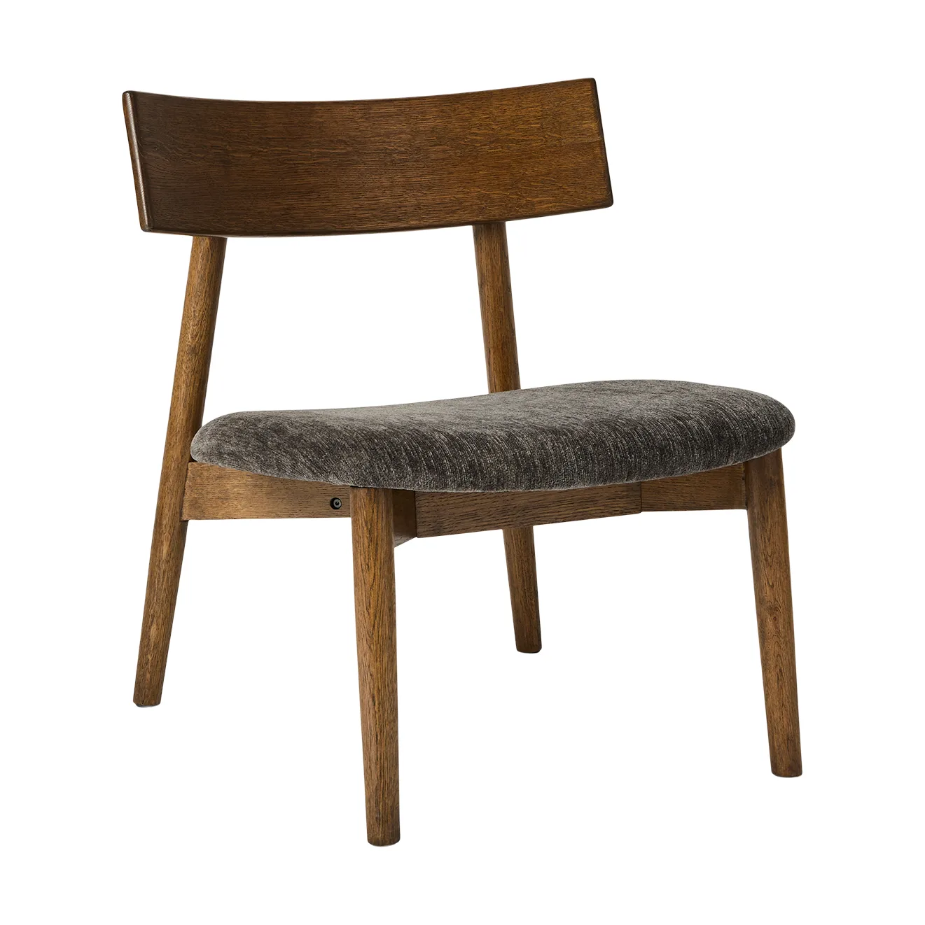 Tetra lounge chair, Tecido cor de granito-carvalho escuro oleado MUUBS